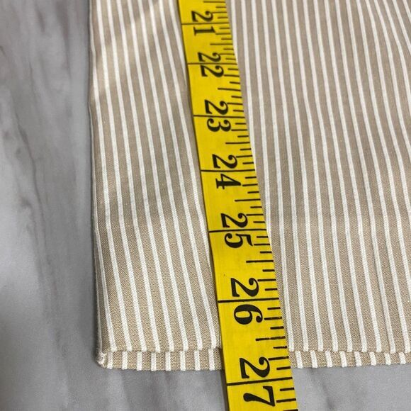 Calvin Klein NWT Tan Pinstripe Cropped Pants Size 12 with Belt - Picture 14 of 14